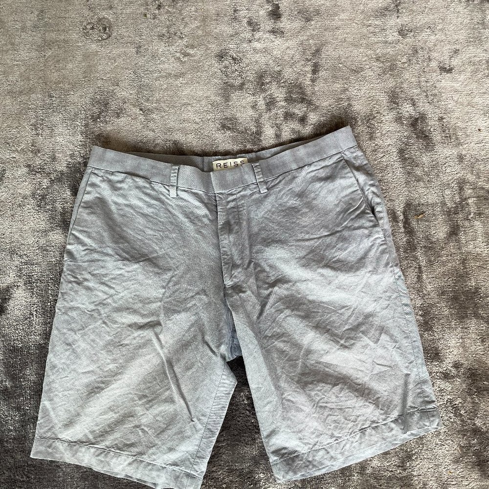 Reiss Dress Shorts (Gray) Size L